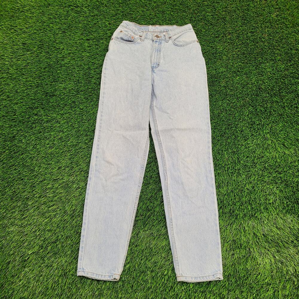 Vintage LEVIS 512 Highrise Jeans Womens 4 26x30 USA Made Light Wash